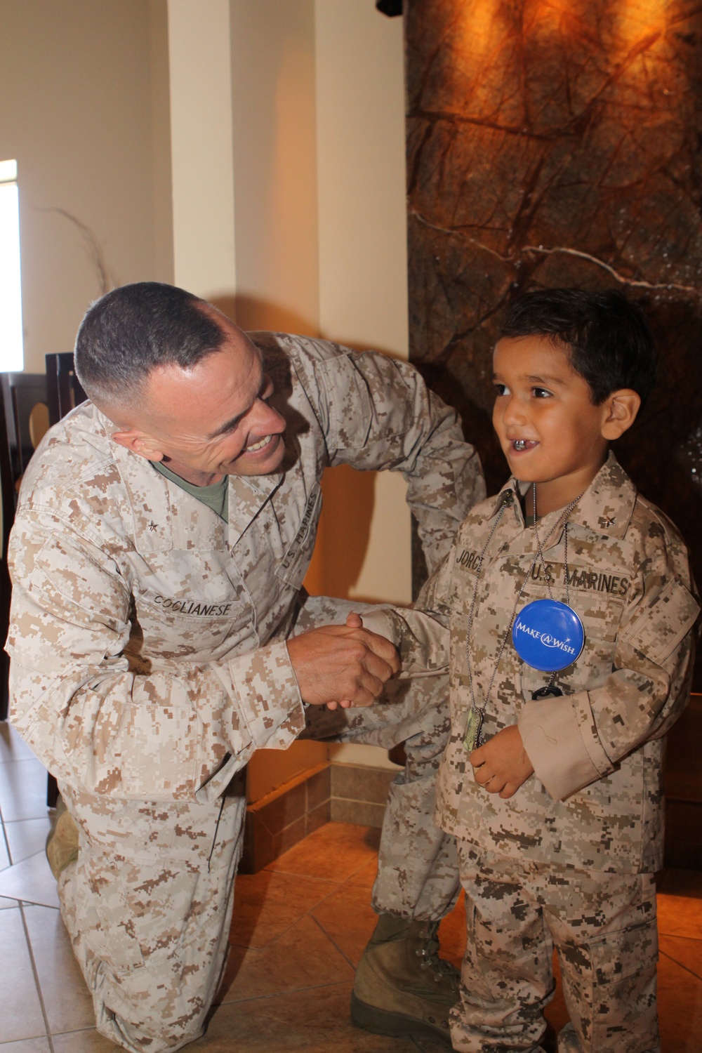 Marine for a Day: Camp Pendleton teams up with Make-A-Wish Foundation to make child's wish come