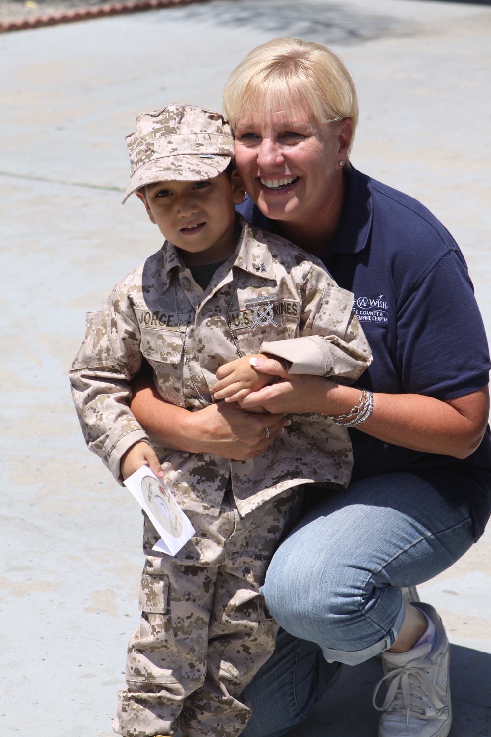 Marine for a day: Camp Pendleton teams up with Make-A-Wish Foundation to make child's wish come true