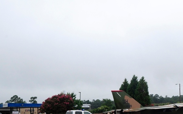 F-111 Aardvark static display move