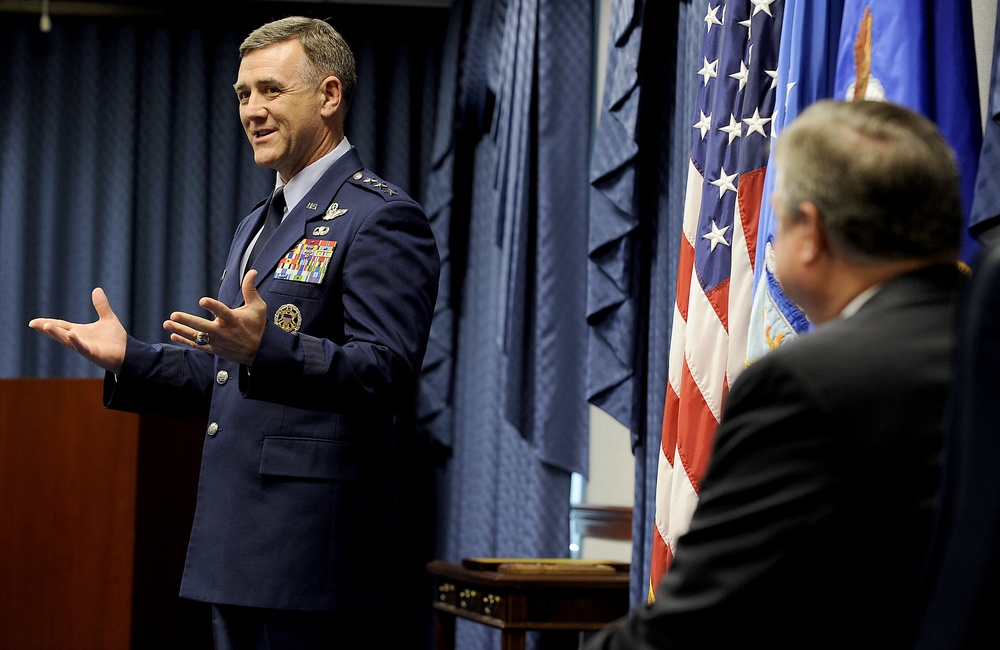 20th Air Force Chief of Staff Gen. Mark A. Welsh III - first All Call with senior staff