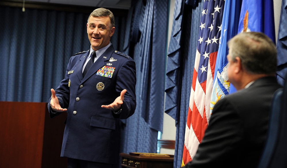 20th Air Force Chief of Staff Gen. Mark A. Welsh III - first All Call with senior staff