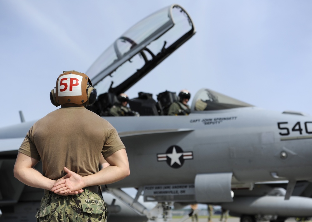 VAQ-132 flight ops