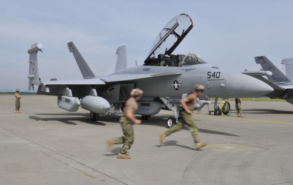 VAQ-132 flight ops