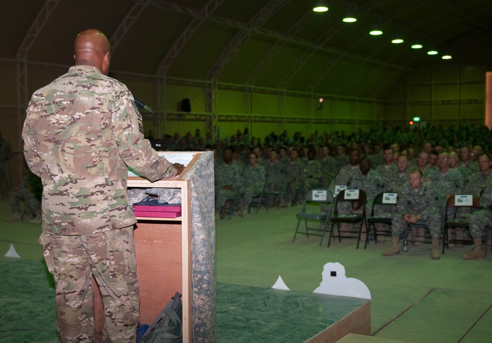 Sustainer speaks at Third Army WLC graduation