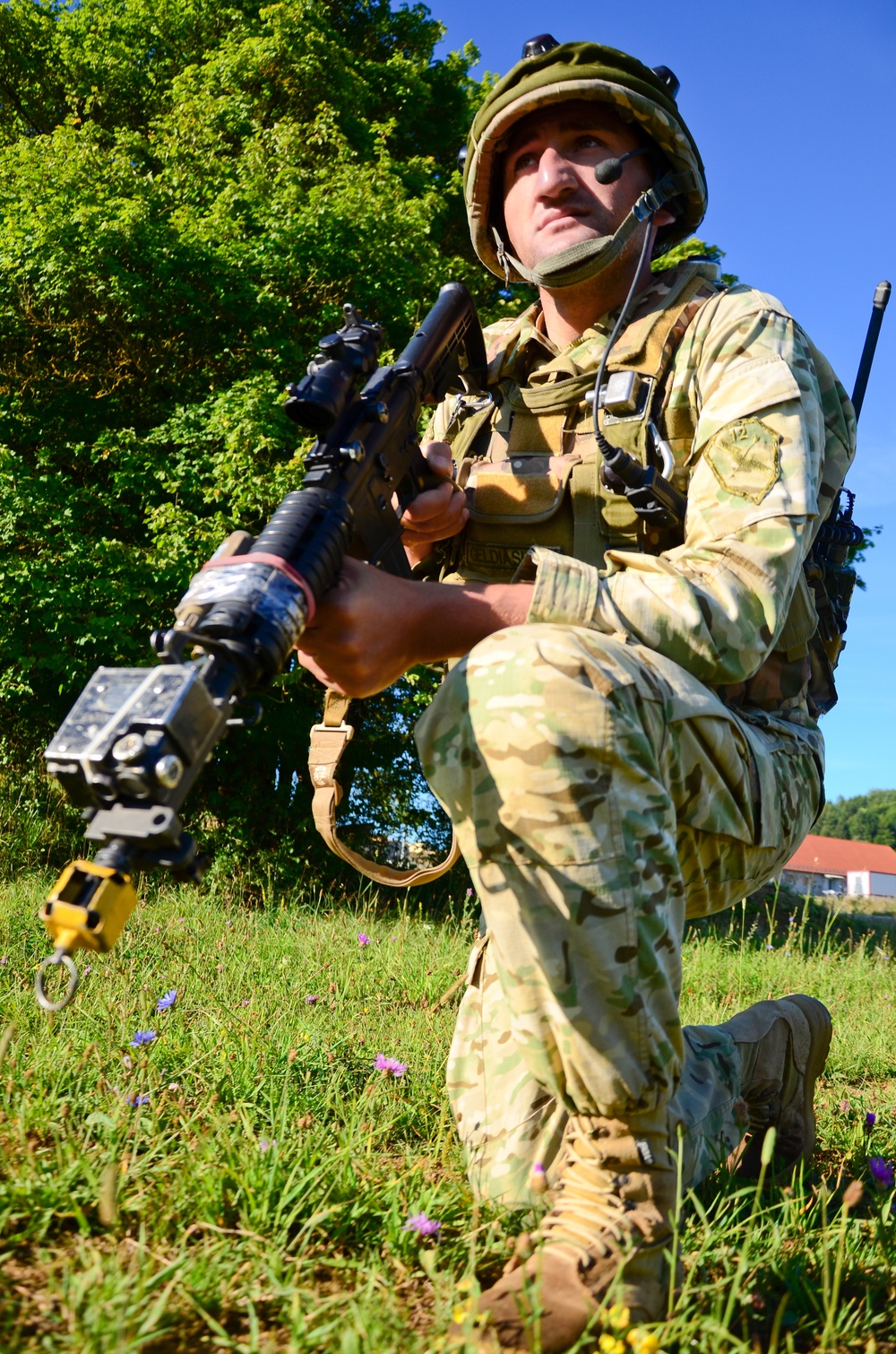 Georgian 12th Infantry Battalion Mission Rehearsal Exercise
