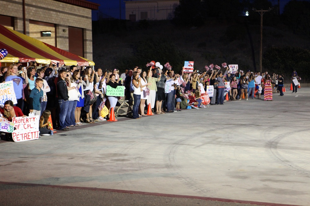 CLB-5 Marines cleaning house, coming home from deployment