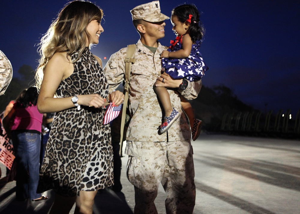 CLB-5 Marines cleaning house, coming home from deployment