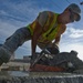 99th CES Construction of a parking lot
