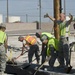 99th CES Construction of a parking lot