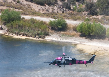 California Army and Air National Guard aircraft battle blazes