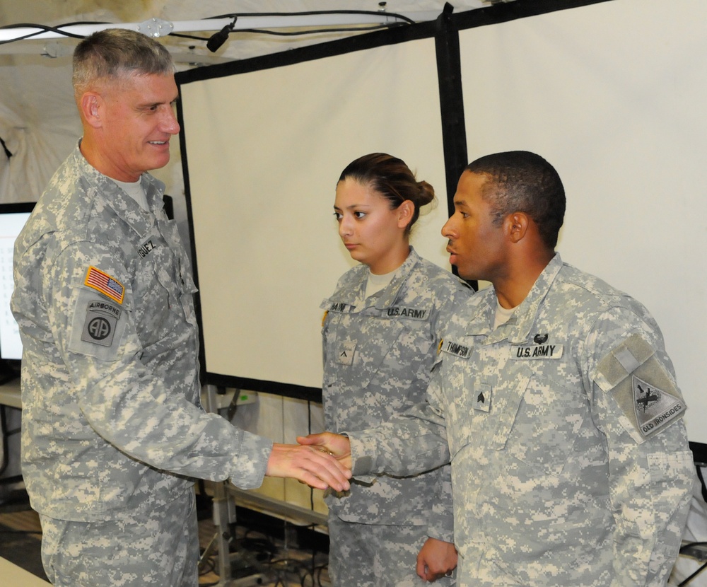 FORSCOM Commanding General reviews DTAC training at NTC