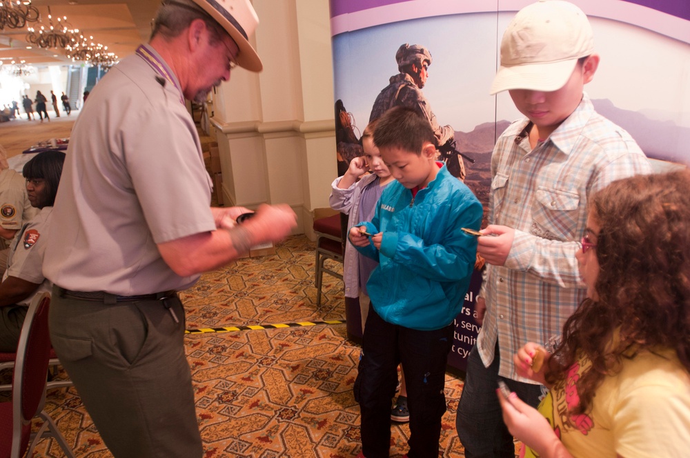Military children become Junior Park Rangers at Yellow Ribbon