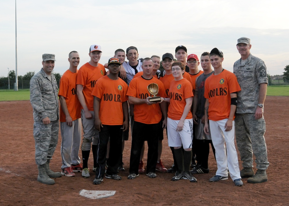100th Logistics Readiness Squadron captures intramural softball title