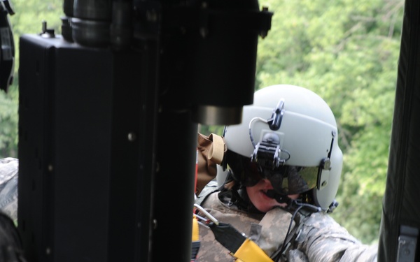 Eagle Dustoff conducts hoist training