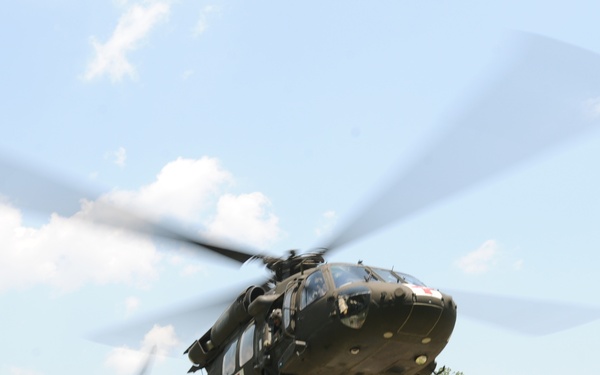 Eagle Dustoff conducts hoist training