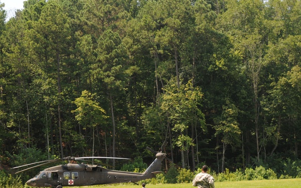 Eagle Dustoff conducts hoist training