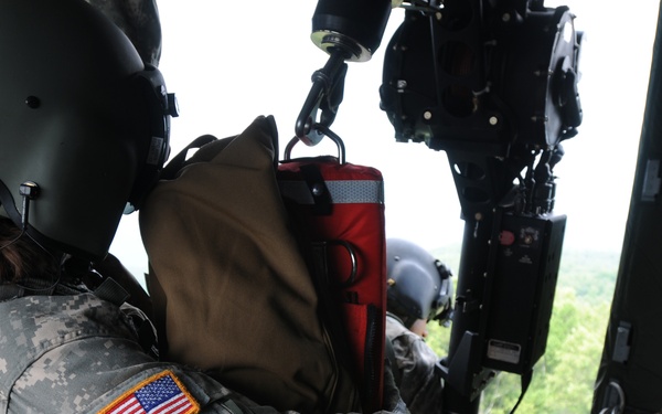 Eagle Dustoff conducts hoist training