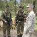 Amos visits with British Royal Marines