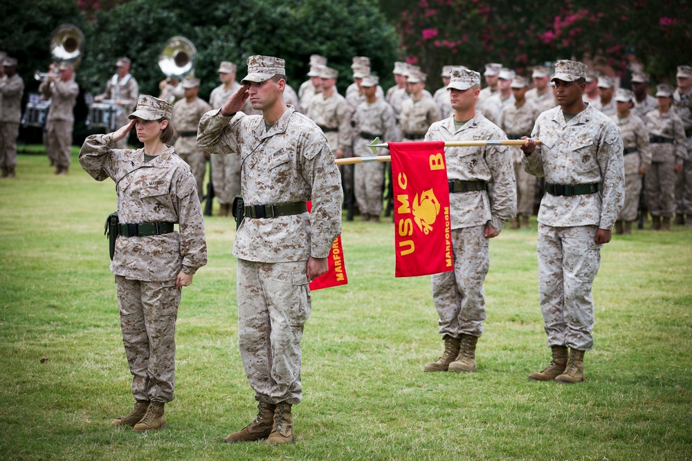 Change of command ceremony