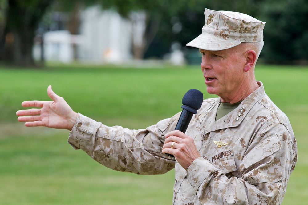 Change of command ceremony