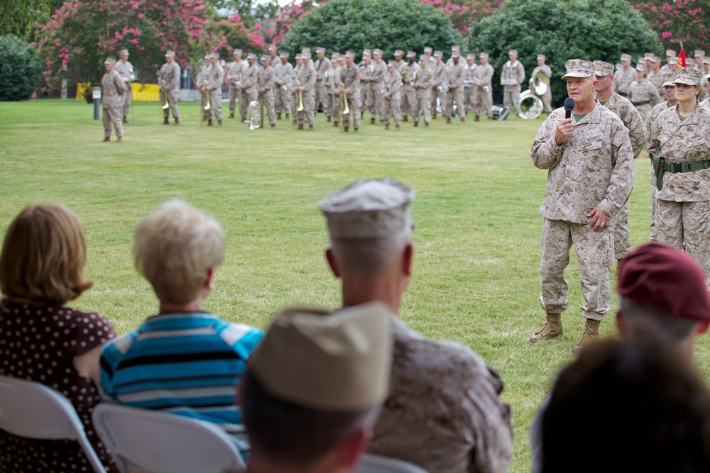 Change of command ceremony