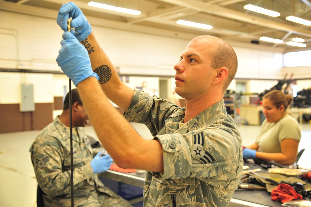 Cannon behind the scenes: Airmen bear arms