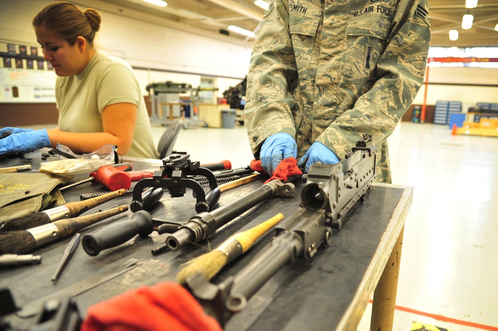 Cannon behind the scenes: Airmen bear arms