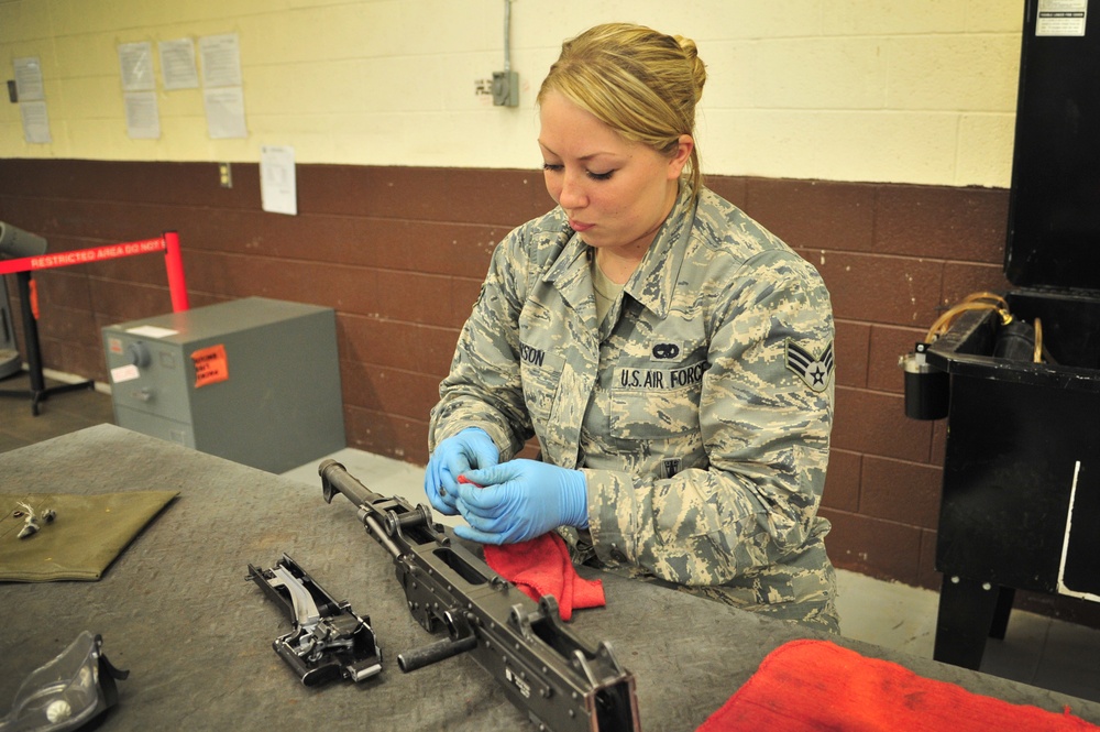 Cannon behind the scenes: Airmen bear arms