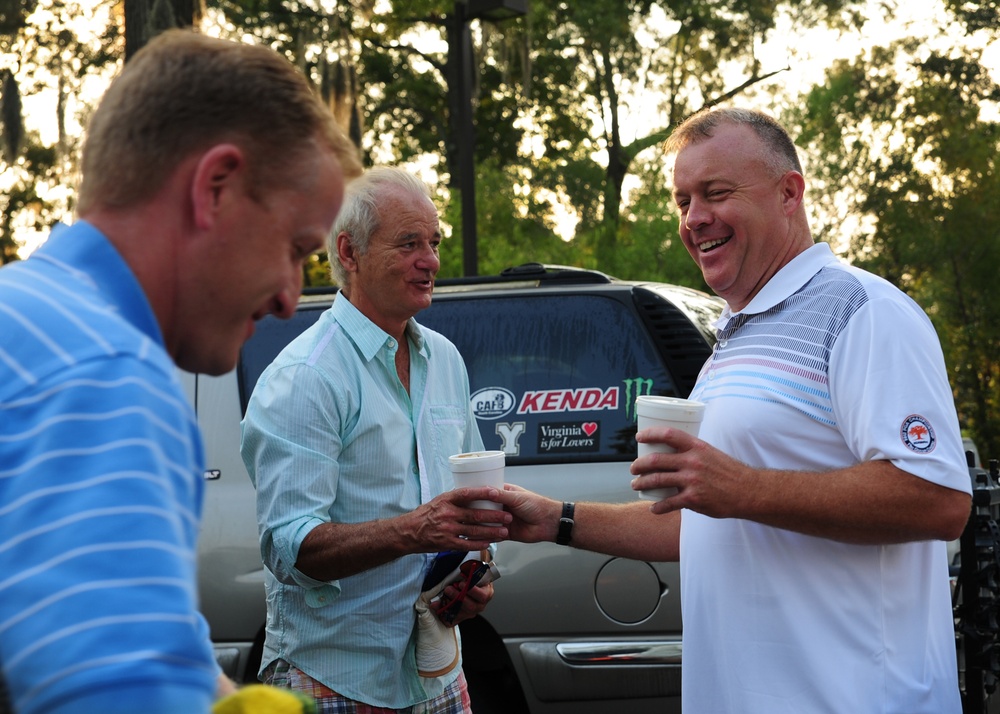 Bill Murray visits Joint Base Charleston