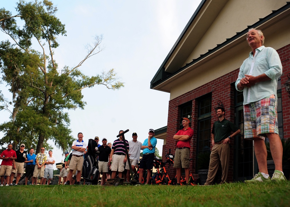 Bill Murray visits Joint Base Charleston