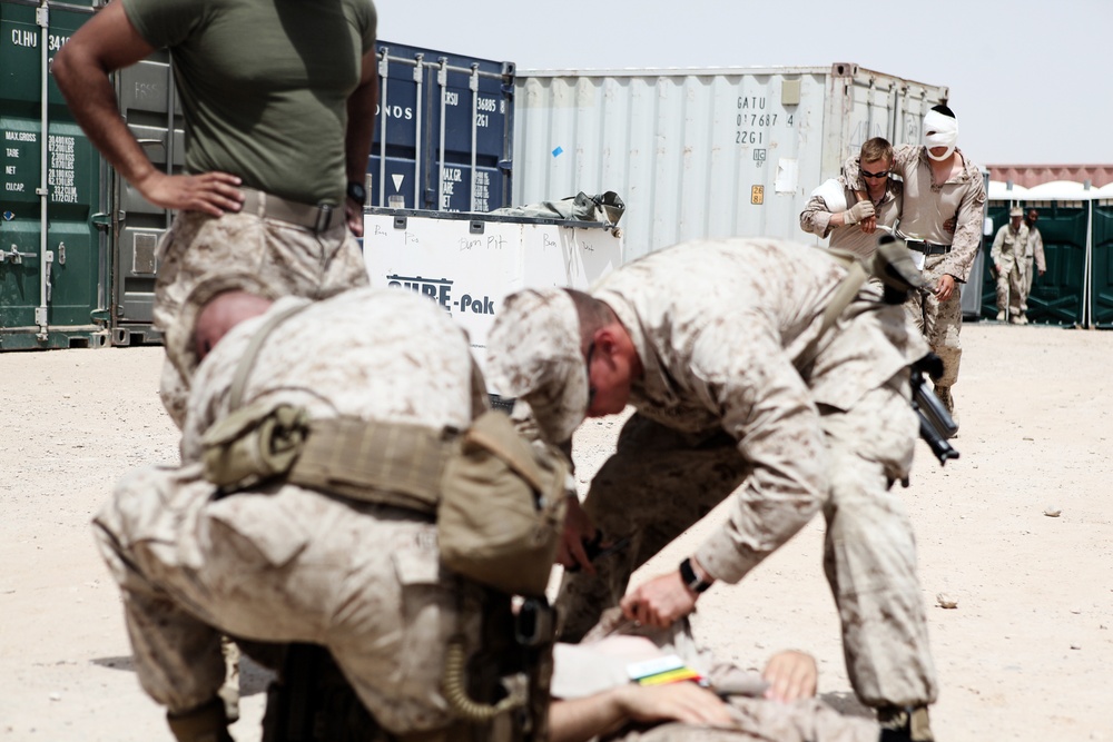 Mobile trauma center on Camp Leatherneck