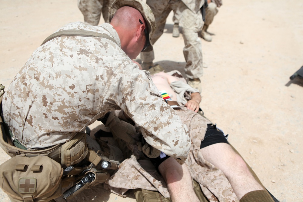 Mobile trauma center on Camp Leatherneck