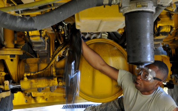 It's all in a day's work: vehicle maintainers fight heat, combat cold