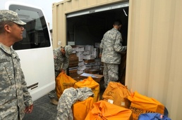 Push it forward: Human Resources soldiers train to process mail