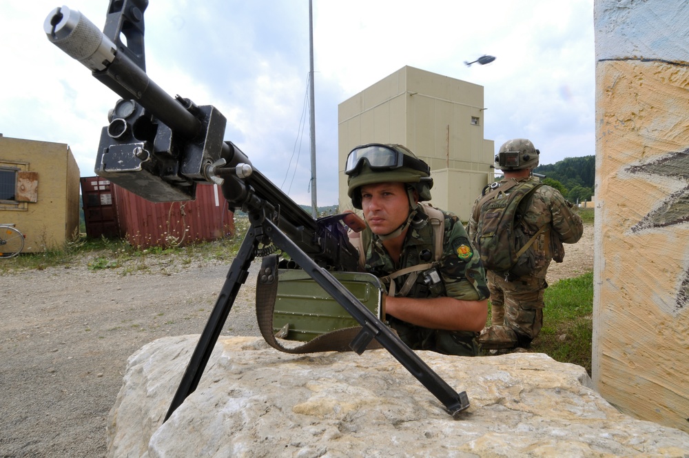 Georgian 12th Infantry Battalion Mission Rehearsal Exercise