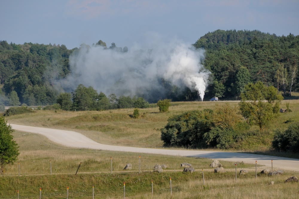 Georgian 12th and 32nd Infantry Battalions mission rehearsal exercise