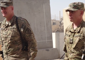 Task Force Hurricane construction project is officially dedicated and named Camp John Pratt