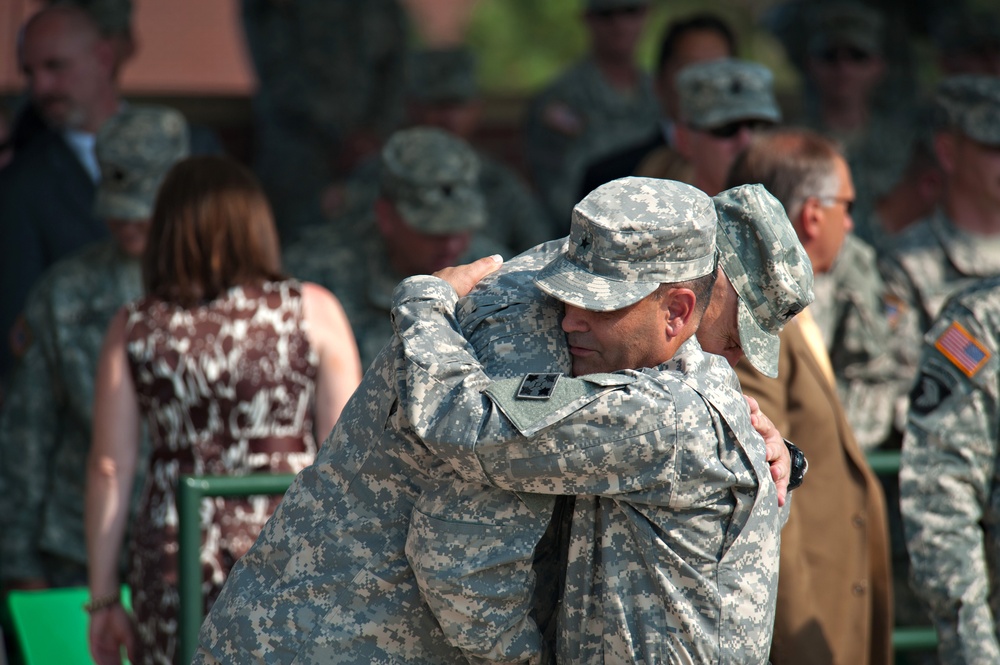 Odierno host brigadier general promotion