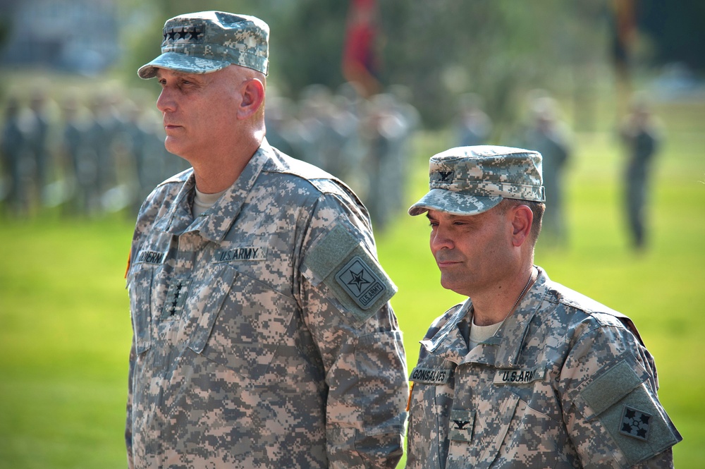 Odierno host brigadier general promotion