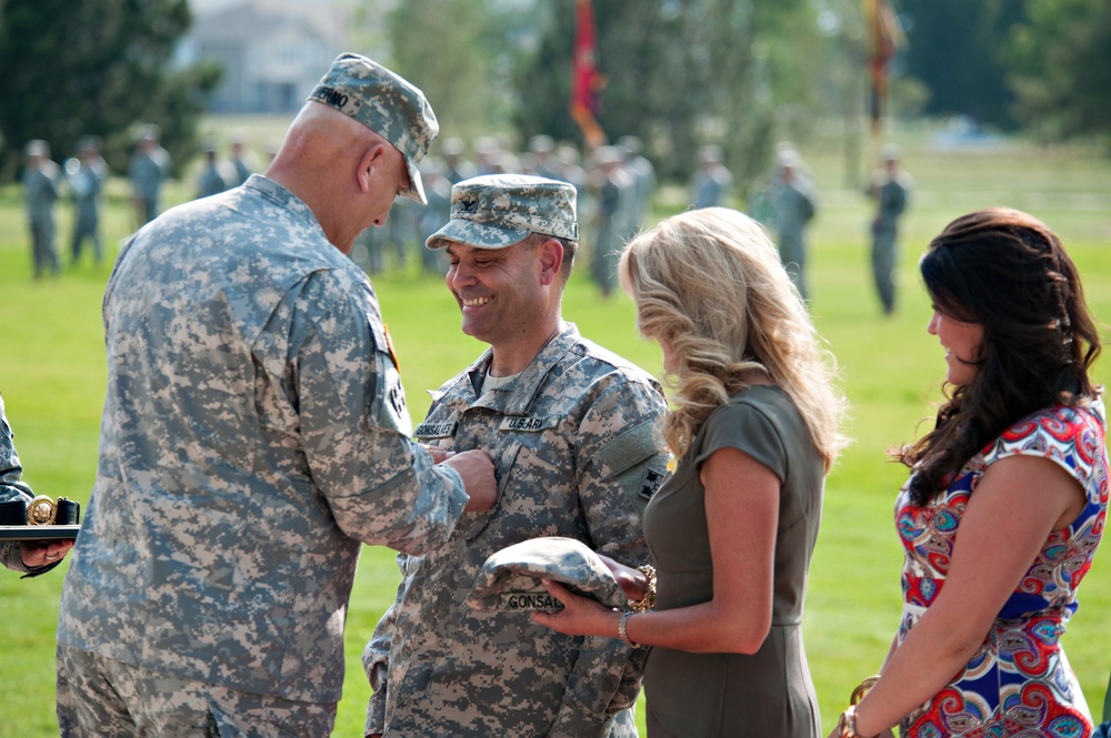 Odierno host brigadier general promotion