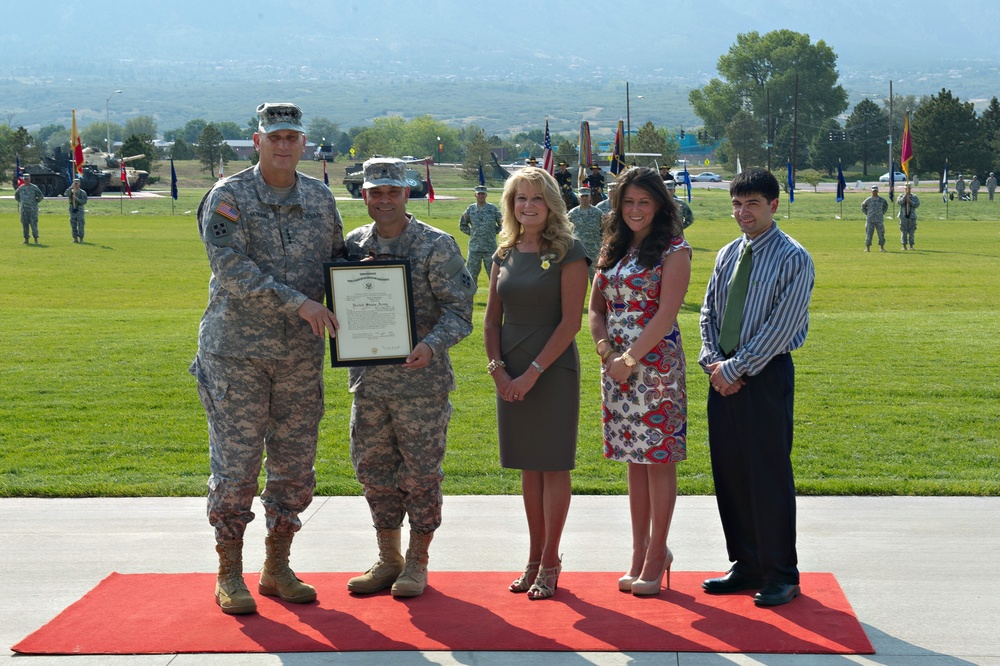 Odierno host brigadier general promotion