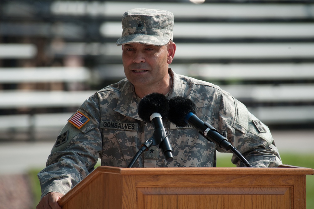 Odierno host brigadier general promotion