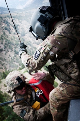 Valkyrie MEDEVAC mountain hoist rescue