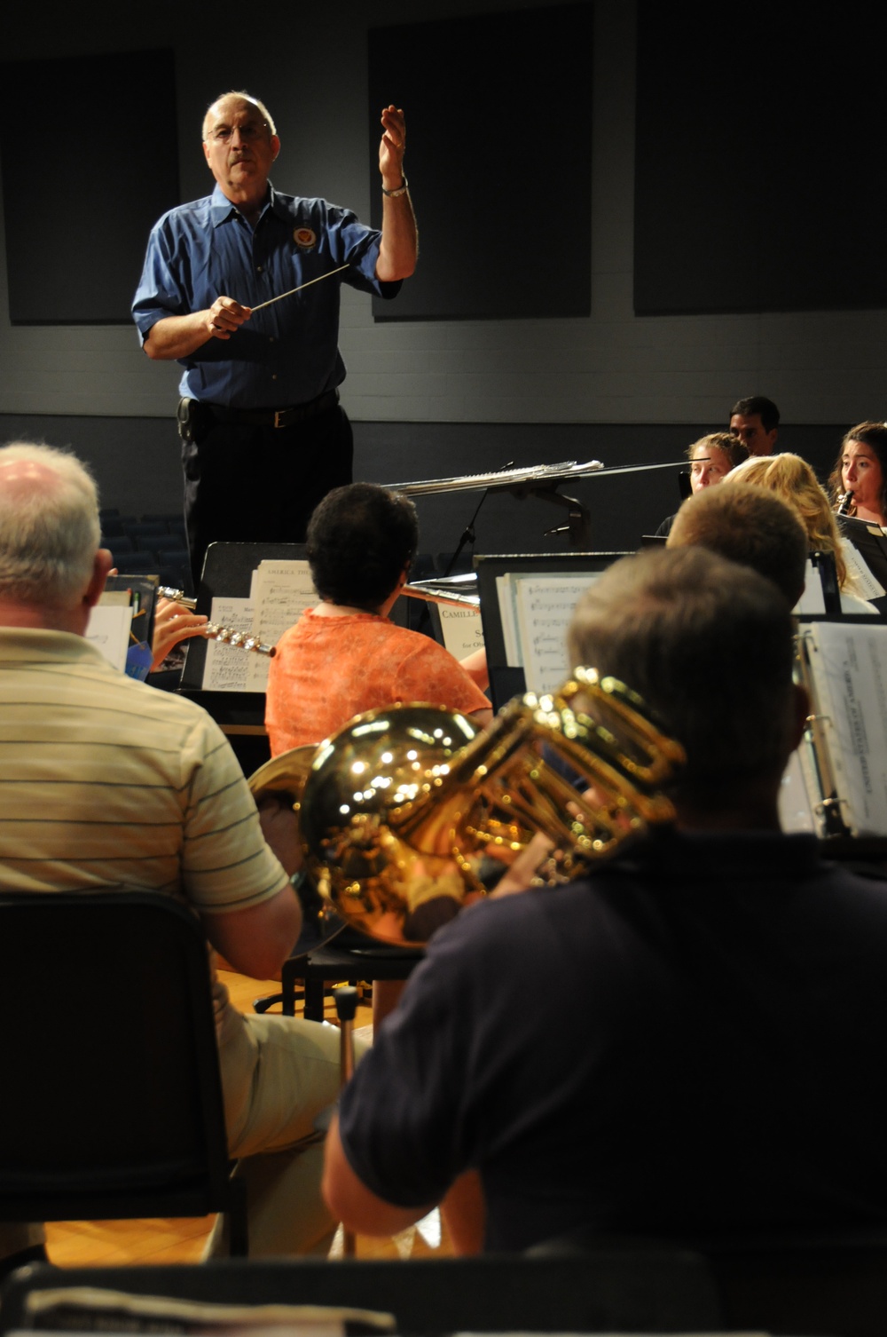 Triple Nickel band performs