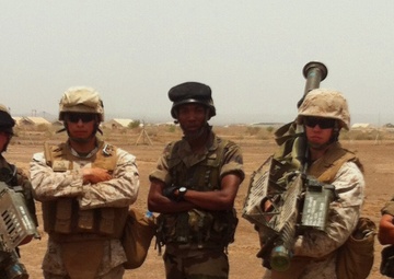 U.S. Marines, French Army sight in on air-defense training in Djibouti