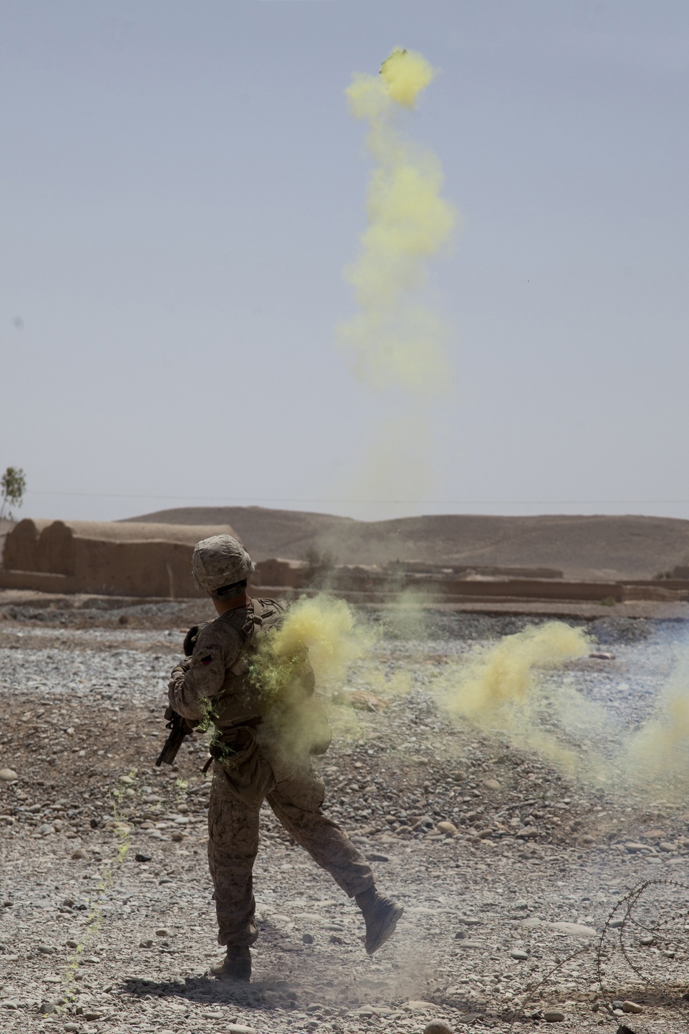 Marine Corps Maj. Gen. David H. Berger visits FOB Shamsher