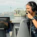 USS Blue Ridge departs Busan, South Korea