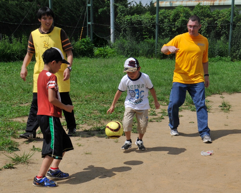 Navy Misawa sailors provide day of fun at Japan orphanage