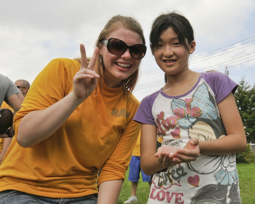 Navy Misawa sailors provide day of fun at Japan orphanage