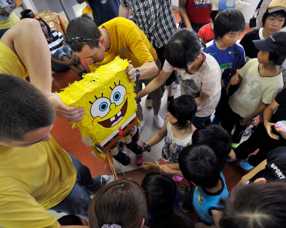 Navy Misawa sailors provide day of fun at Japan orphanage